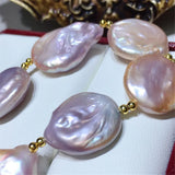 Baroque Freshwater Pearl Bracelet 16-17mm