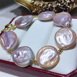 Baroque Freshwater Pearl Bracelet 16-17mm