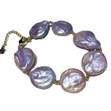 Baroque Freshwater Pearl Bracelet 16-17mm