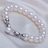 Women's Round Pearl bracelet Bracelet Anniversary Gift Jewelry