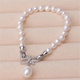 Natural Pearl Bracelet Women's S925 - Gift for Her