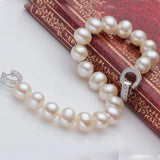 S925 Sterling Silver Pearl Bracelet for Bride Weddings