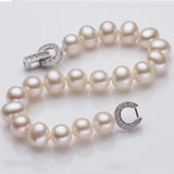 S925 Sterling Silver Pearl Bracelet for Bride Weddings