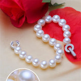 S925 Sterling Silver Pearl Bracelet for Bride Weddings