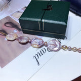 Baroque Pearl Bracelet 20mm Mixed with 7-8mm Bracelet