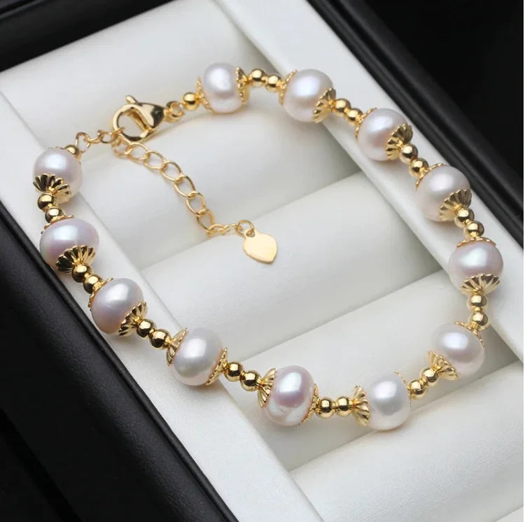 Freshwater Pearl Bracelet For Women Natural Pearl Jewelry