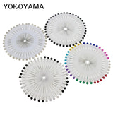 12Pcs Colorful Round Head Clothing Pearl Pin Needle DIY Sewing Pin