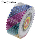 12Pcs Colorful Round Head Clothing Pearl Pin Needle DIY Sewing Pin