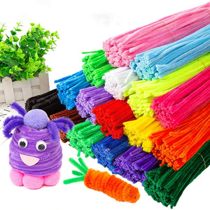 Colorful Twisted Rod DIY Handcraft Fluffy Bar Iron Wire Decorations