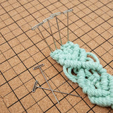 Macrame Board Handcraft Knitting Cork Board DIY Woolen Yarn Rope Braided