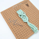 Macrame Board Handcraft Knitting Cork Board DIY Woolen Yarn Rope Braided