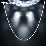 10PCS 925 Sterling Silver 1.2MM Snake Chains Necklaces for Women Girls