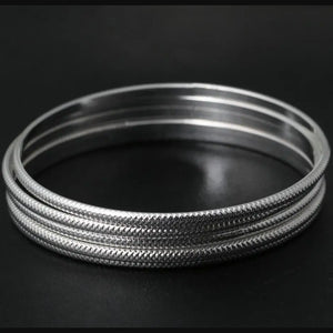 925 Sterling Silver Bracelet Bangle 70MM