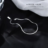 925 Silver Anklet for Women Girls Ankle Chain Foot Chain