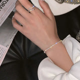 925 Silver Anklet Women Girls Jewelry Bracelet Necklace