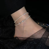 925 Silver Anklet Women Girls Jewelry Bracelet Necklace