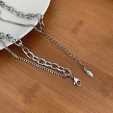 925 Silver Chain Bear Pendant Necklace Women 20in