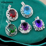 925 Silver Crystal Pendant Set for Necklace
