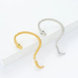 Punk Style Clip Earrings Snake Shape Metal Ear Hook Jewelry Gift