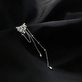 925 Sterling Silver Tassel Drop Dangle Earrings for Women