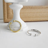 925 Sterling Silver Clip Earrings Ear Cuff Geometric Circle Brinco YME498