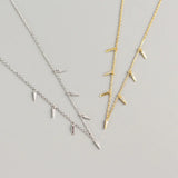 925 Sterling Silver Geometric Necklace for Women YMN204