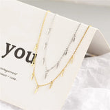 925 Sterling Silver Geometric Necklace for Women YMN204