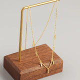 925 Sterling Silver Geometric Necklace for Women YMN204