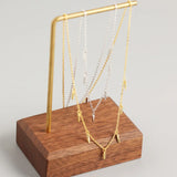 925 Sterling Silver Geometric Necklace for Women YMN204