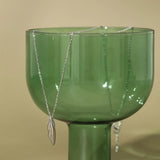 925 Silver Chain Necklace Korea Lips Pendant YMN197
