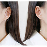 925 Silver Lightning Zircon Long Dangle Earrings for Women