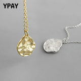925 Silver Necklace Women Irregular Pendant Fine Jewelry Gift