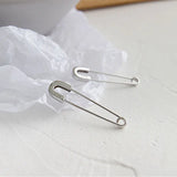 925 Sterling Silver Pin Stud Earrings Korea INS Brinco YME539
