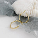 925 Sterling Silver Stud Earring for Women Korea INS Irregular Uneven Earrings