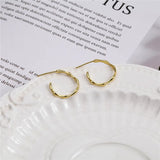 925 Sterling Silver Stud Earrings Plated Minimalist Party Jewelry YME576