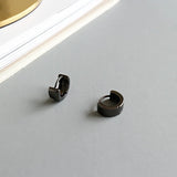 925 Sterling Silver Small Circle Hoop Earrings for Women Men YME279