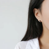 925 Sterling Silver Small Circle Hoop Earrings for Women Men YME279