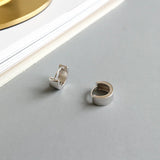 925 Sterling Silver Small Circle Hoop Earrings for Women Men YME279