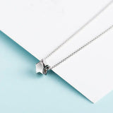 925 Sterling Silver Box Chain Star Anklet for Women Girls Leg Jewelry YMA028