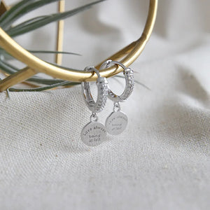 925 Sterling Silver Drop Earrings for Women Zircon Dangle Earing YME185