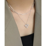 925 Silver Women's Heart Necklace