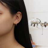 925 Sterling Silver Knotted Small Hoop Earrings for Women