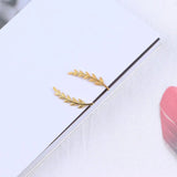 925 Sterling Silver Leaves Ear Clip for Women Clip-on Earrings