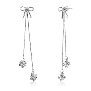 925 Silver Tassel Drop Earrings for Women YME030
