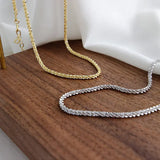 925 Sterling Silver Choker Necklaces Women INS Starry Cauliflower Boho Chain