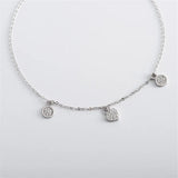 925 Silver Heart Charm Anklet For Women S925 Adjustable Fine Jewelry