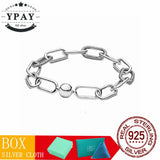 YPAY Bracelet Luxe Real Silver 925 Jewelry for Men