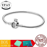 YPAY Bracelet Luxe Real Silver 925 Jewelry for Men