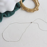 925 Silver Zircon Choker Necklace Gift Jewelry YMN125