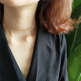 925 Silver Pig Nose Face Chain Choker Necklace YMN148